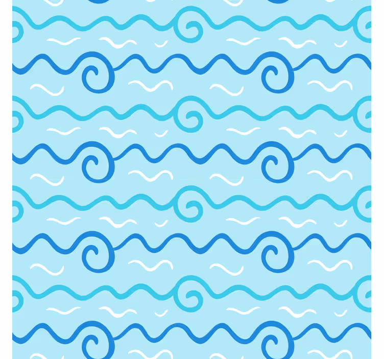 Toile fenêtre chambre enfant illustration paysage maritime - TenStickers