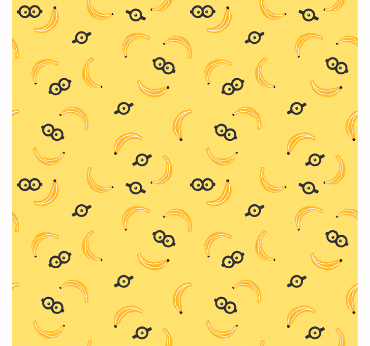 Toile fenêtre chambre enfant motif minions - TenStickers