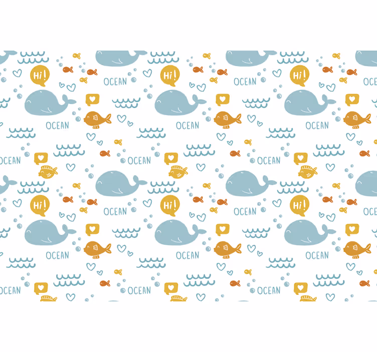 Toile fenêtre chambre enfant océan coloré et joyeux - TenStickers