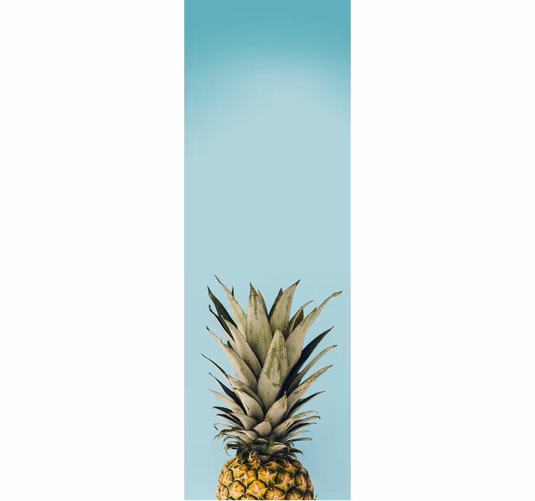 Toile fenêtre cuisine photo ananas - TenStickers