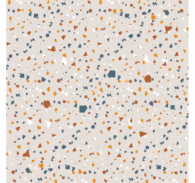 Toile fenêtre cuisine terrazzo imitation - TenStickers