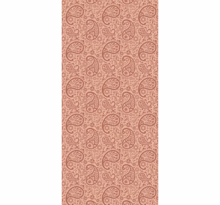 Toile fenêtre cuisine motif paisley - TenStickers