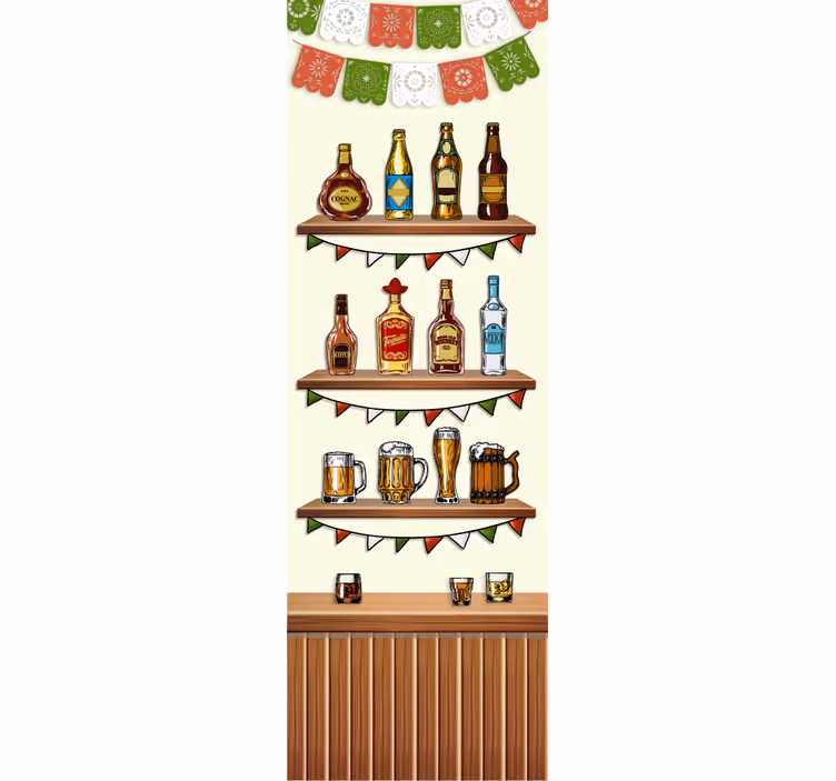 Toile fenêtre cuisine décorative tequila - TenStickers
