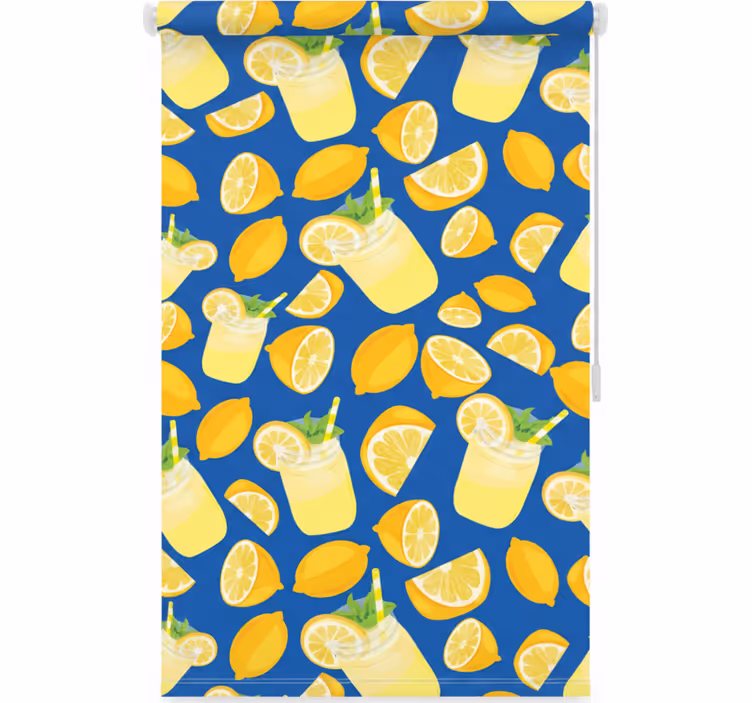 Toile fenêtre cuisine jus de citron réfrigérateur - TenStickers