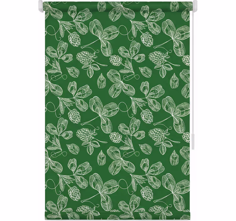 Toile fenêtre cuisine motif brindilles de magnolia vert - TenStickers
