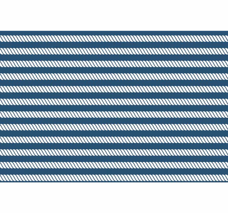 Toile fenêtre bleu corde marine - TenStickers