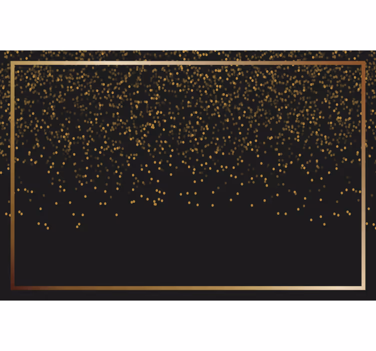Toile noire fenêtre élégante deux couleurs - TenStickers