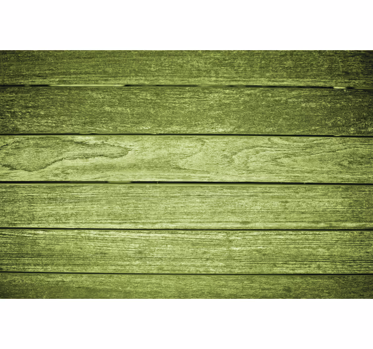 Toile fenêtre vert nappe texture bois vert - TenStickers
