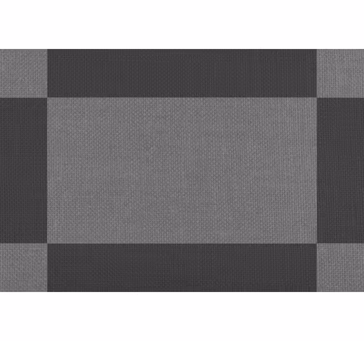 Toile fenêtre gris style élégant sur fond gris - TenStickers