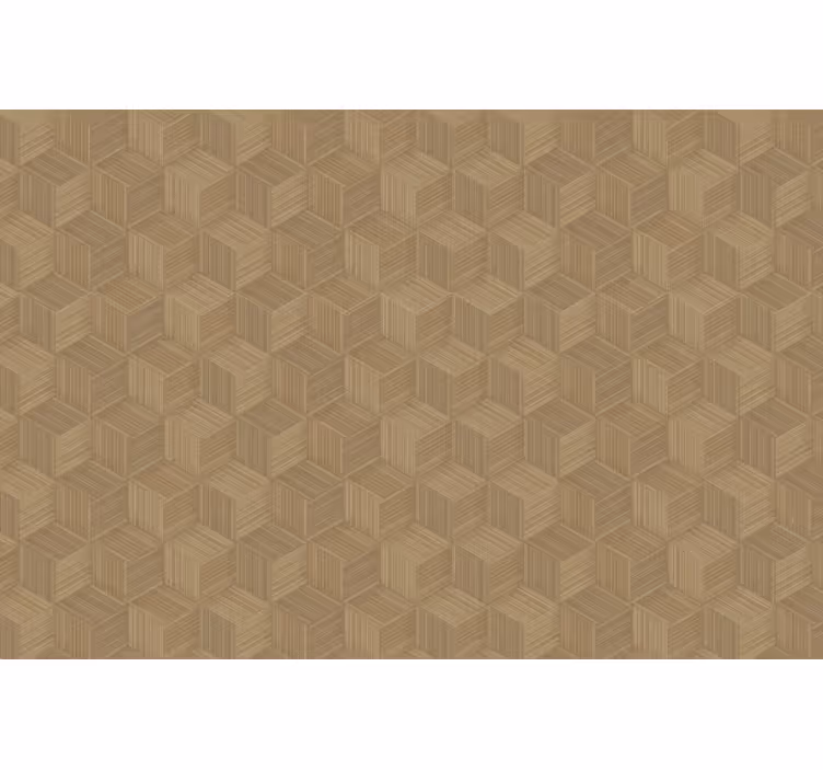 Toile fenêtre beige roseaux de bambou - TenStickers