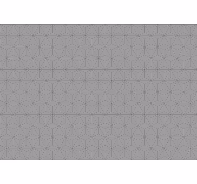 Toile fenêtre extérieur triangles en béton gris - TenStickers
