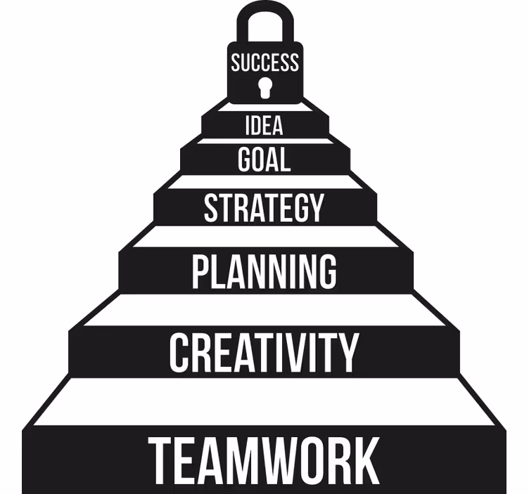 Toile fenêtre bureaux motivation accrue au travail - TenStickers