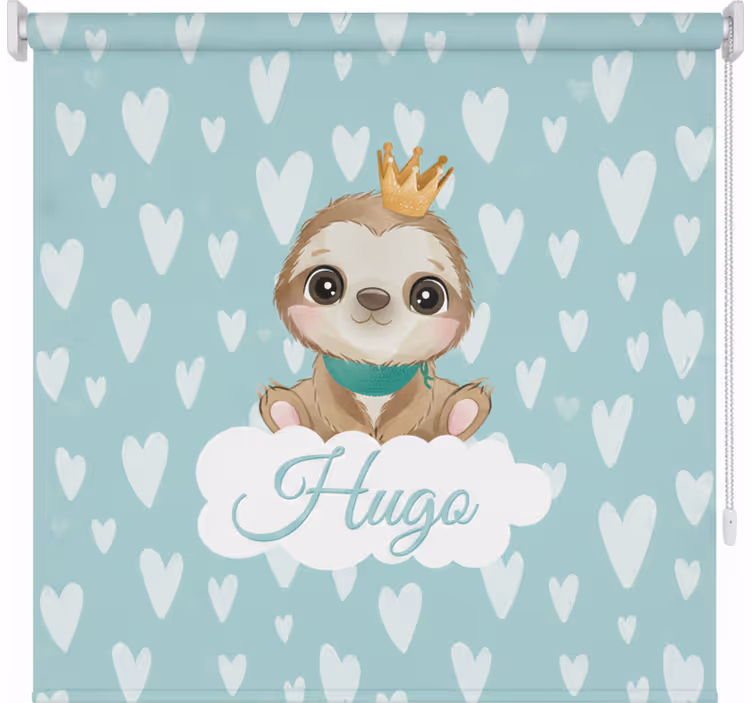 Toile fenêtre chambre enfant paresseux mignon personnalisé - TenStickers