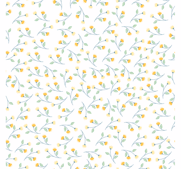 Toile fenêtre chambre adolescent motif printanier - TenStickers