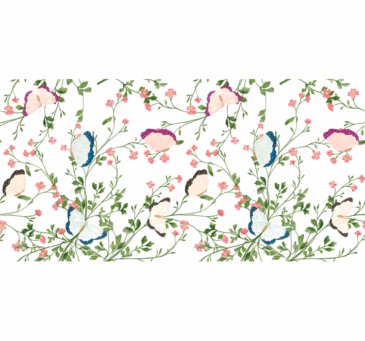 Toile blanche fenêtre aquarelle fantastique - TenStickers