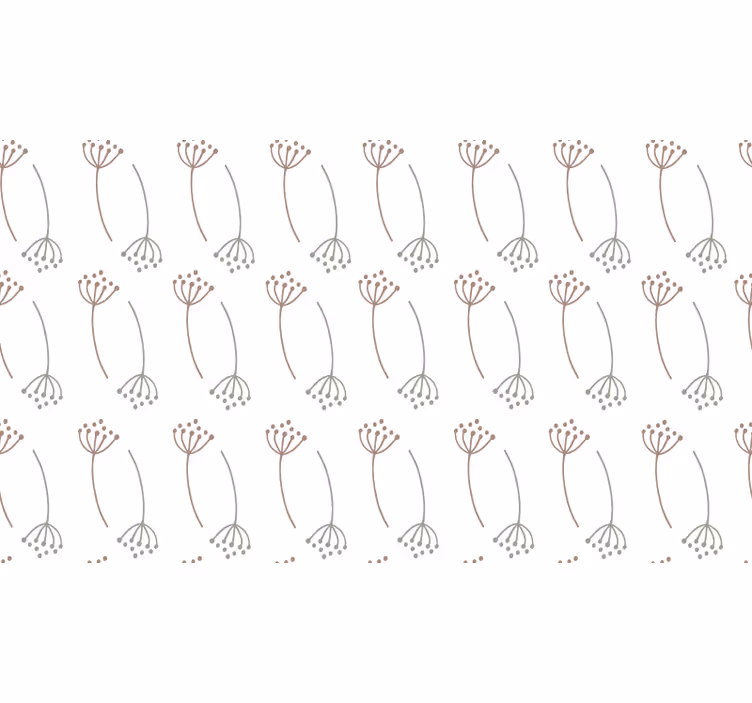 Toile blanche fenêtre design de pissenlits pastel - TenStickers