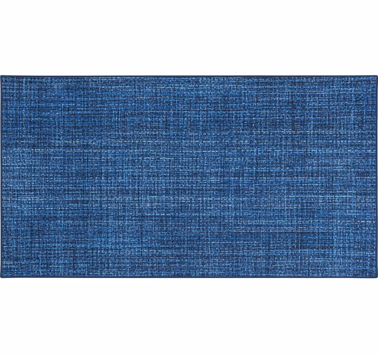 Toile fenêtre textures et motifs effet tissu bleu - TenStickers