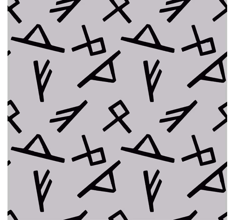 Toile fenêtre gris design nordique noir et gris - TenStickers