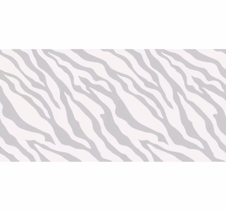 Toile fenêtre gris motif zèbre gris clair - TenStickers
