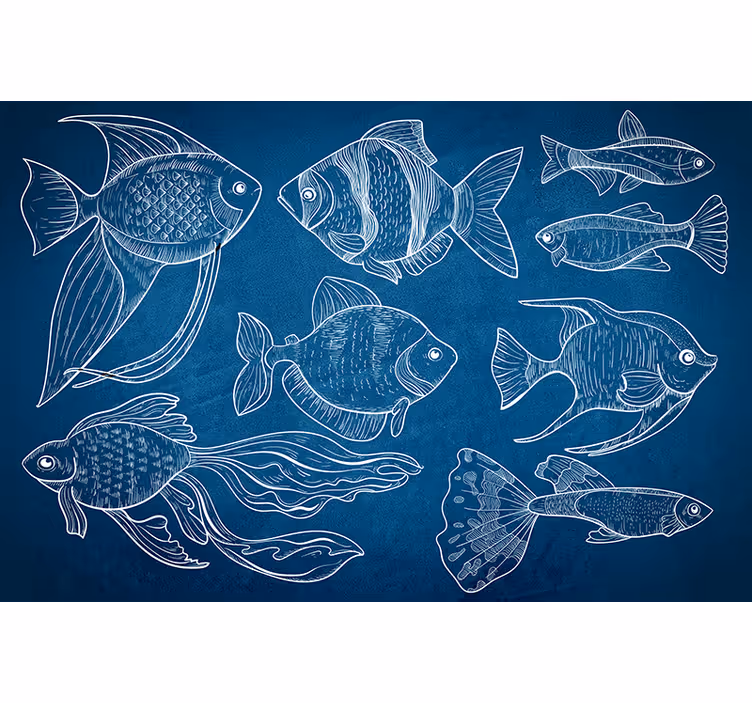 Toile fenêtre salle de bain marin maritime - TenStickers