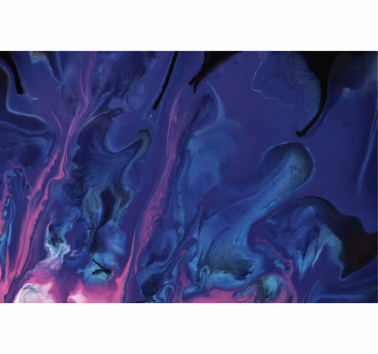 Toile fenêtre bureaux dégradé violet et bleu - TenStickers