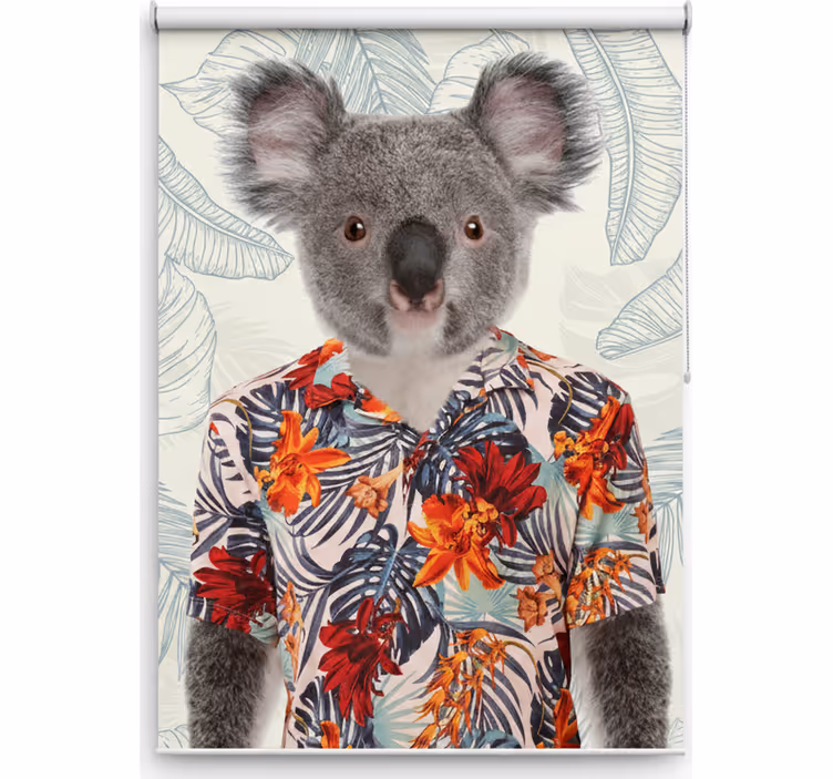 Toile fenêtre chambre adolescent koala élégant - TenStickers