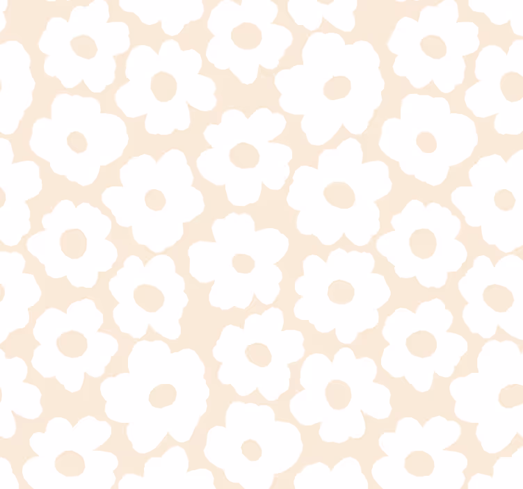 Toile fenêtre salon coquelicot blanc - TenStickers