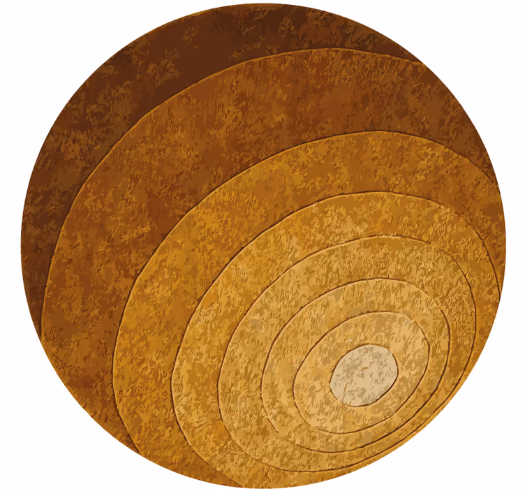 Toile fenêtre marron boule nordique cuisine - TenStickers