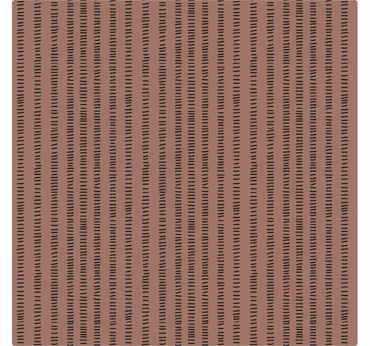 Toile fenêtre extérieur design à lignes pointillées - TenStickers