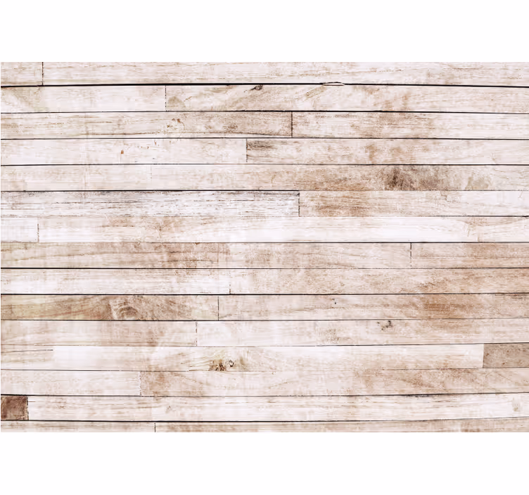 Toile fenêtre extérieur motif planches vintage blanches - TenStickers