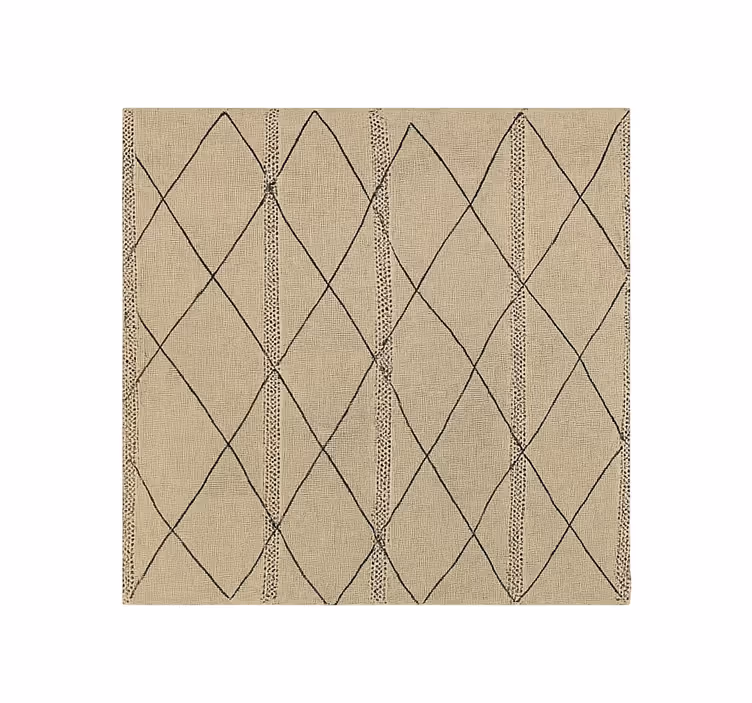 Toile fenêtre extérieur design diamant marocain - TenStickers