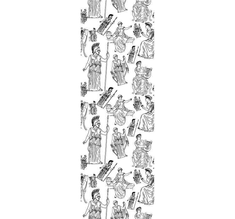Toile fenêtre chambre adolescent motif déesse éclatante - TenStickers