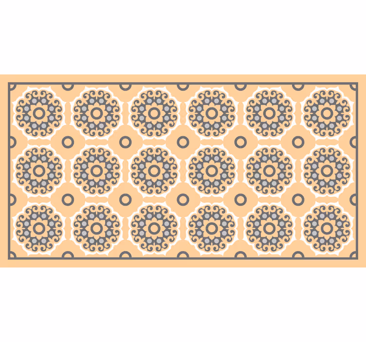 Toile fenêtre salle de bain motif lignes beige et gris - TenStickers