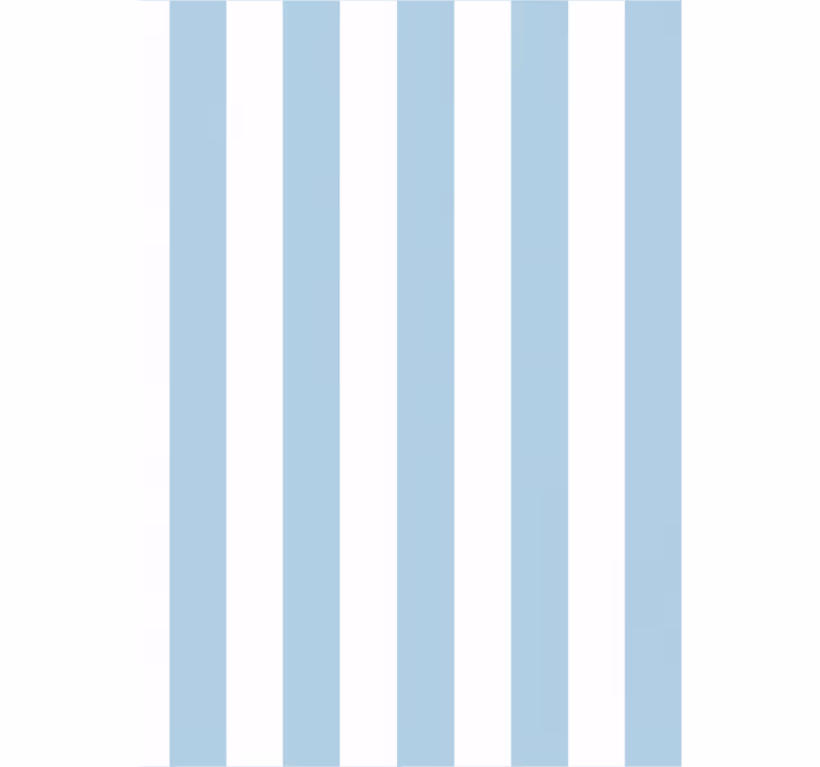 Toile fenêtre couloir bleu et blanc nordique - TenStickers