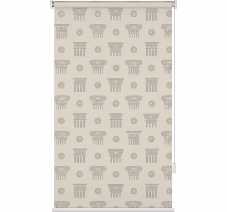 Toile fenêtre couloir esquisse architecture grèce antique - TenStickers