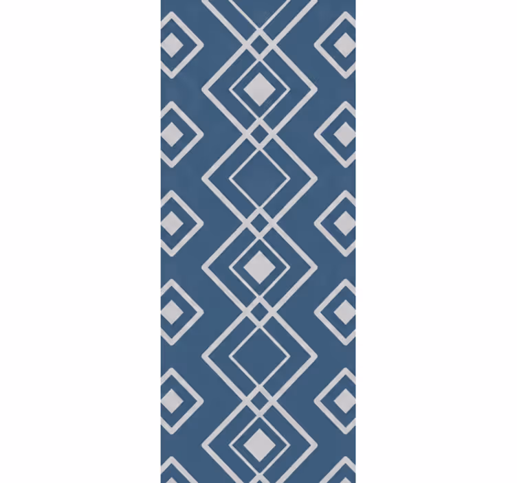 Toile fenêtre couloir géométrique marine superfresco easy - TenStickers