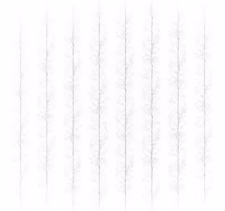 Toile blanche fenêtre arbres écran - TenStickers