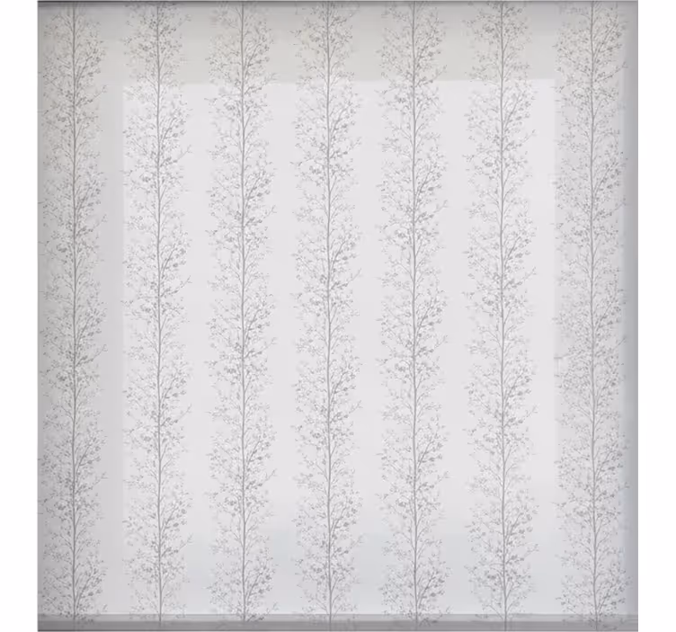 Toile fenêtre gris arbres décoratifs - TenStickers