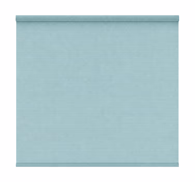Toile fenêtre bleu tissu translucide - TenStickers