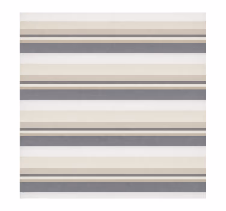 Toile fenêtre salle de bain rayures multicolores 300 - TenStickers