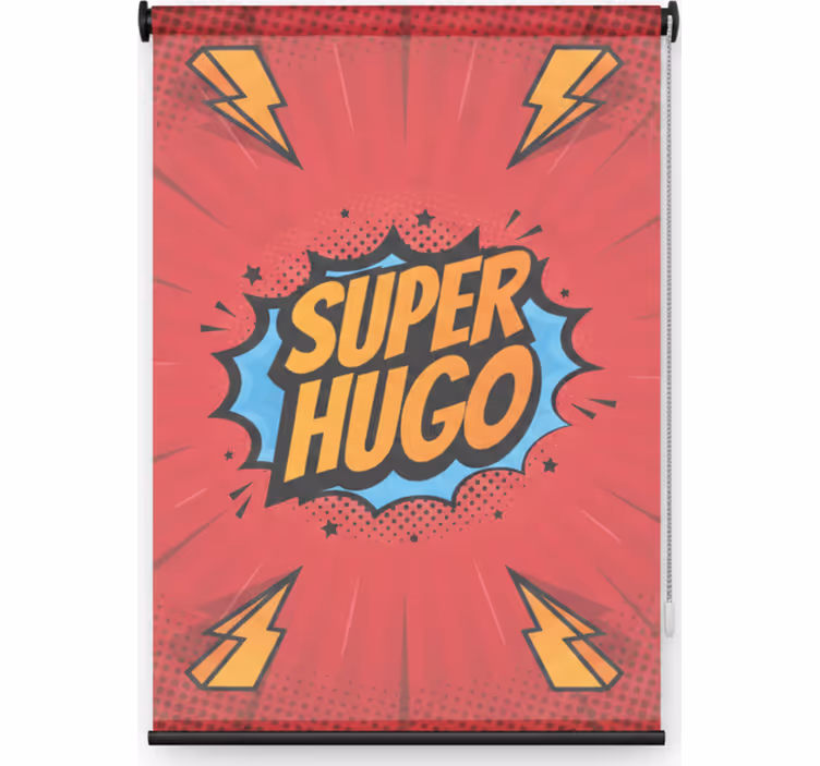 Toile fenêtre super héros décorative pour enfants - TenStickers