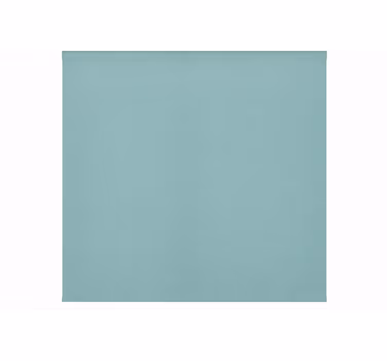 Toile fenêtre turquoise design épuré - TenStickers