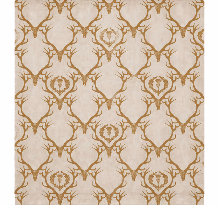 Toile fenêtre chambre couple motif cerf luxueux - TenStickers
