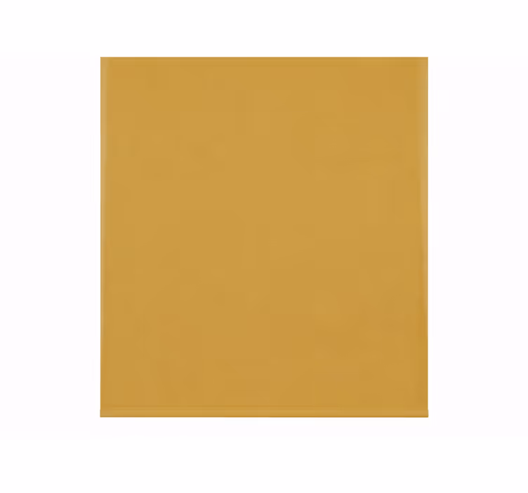 Toile fenêtre jaune couleur simple ensoleillée - TenStickers