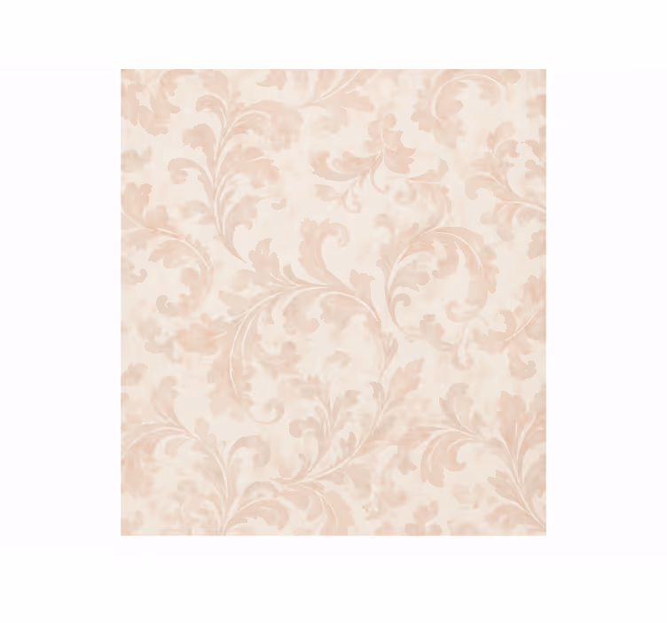 Toile fenêtre rose motif floral léger - TenStickers