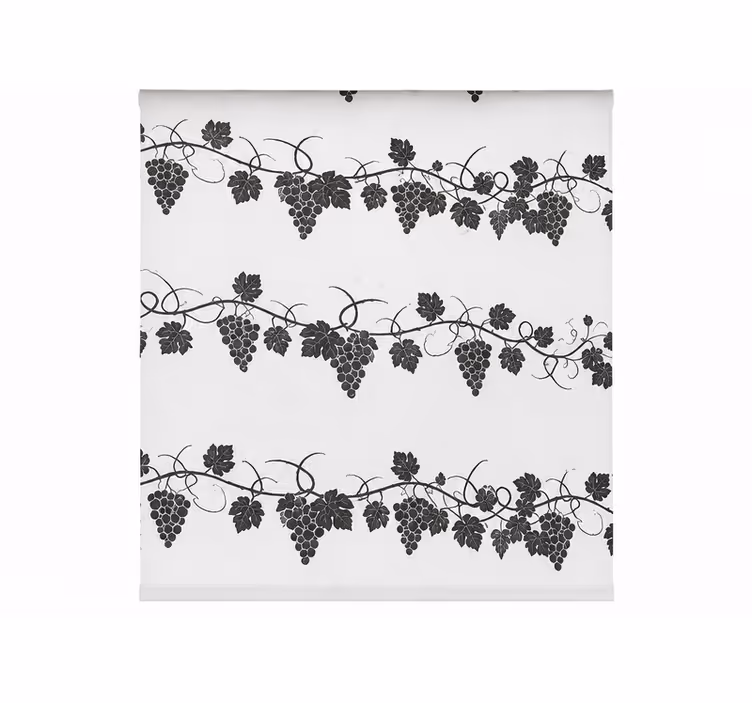 Toile fenêtre cuisine plantes de baies suspendues - TenStickers