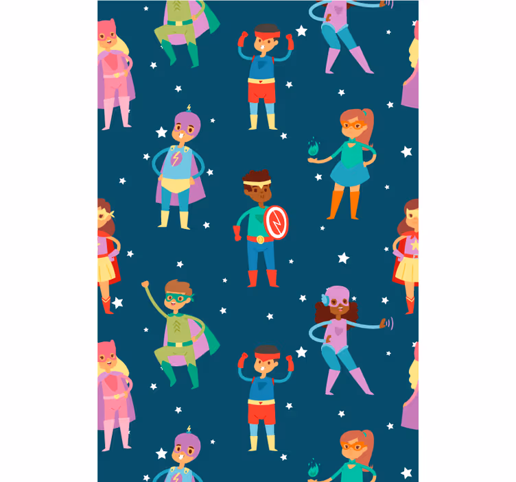 Store enrouleur enfant motif de super-héros - TenStickers