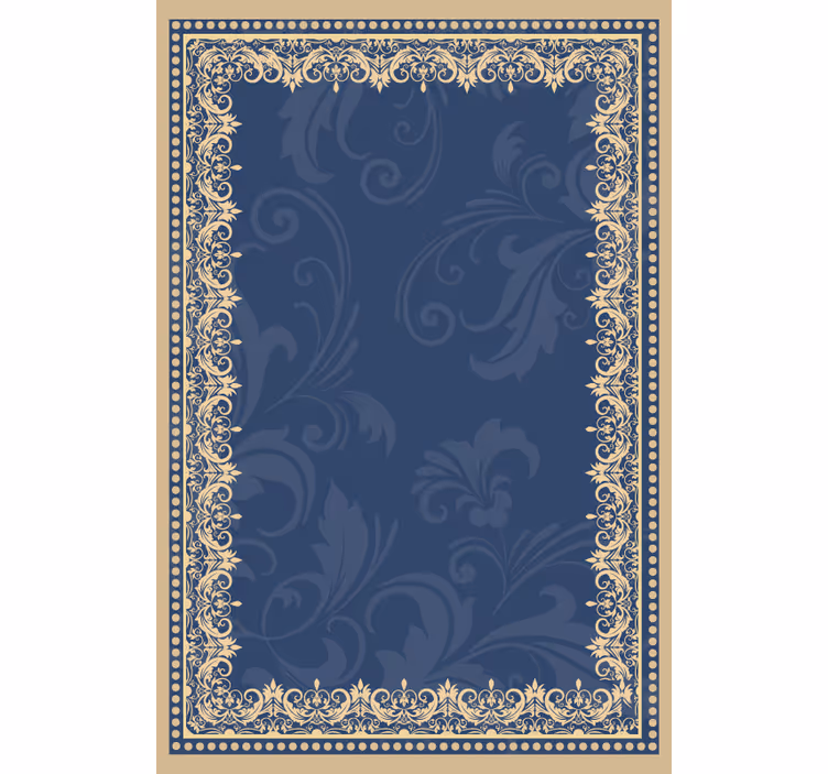 Store enrouleur original à bordure florale - TenStickers