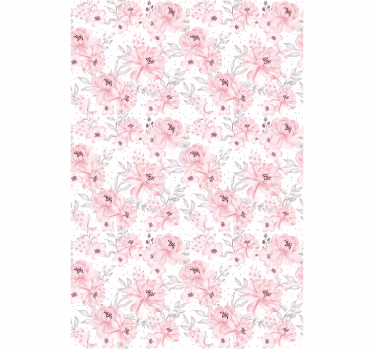 Stores fleurs Store enrouleur rose - TenStickers
