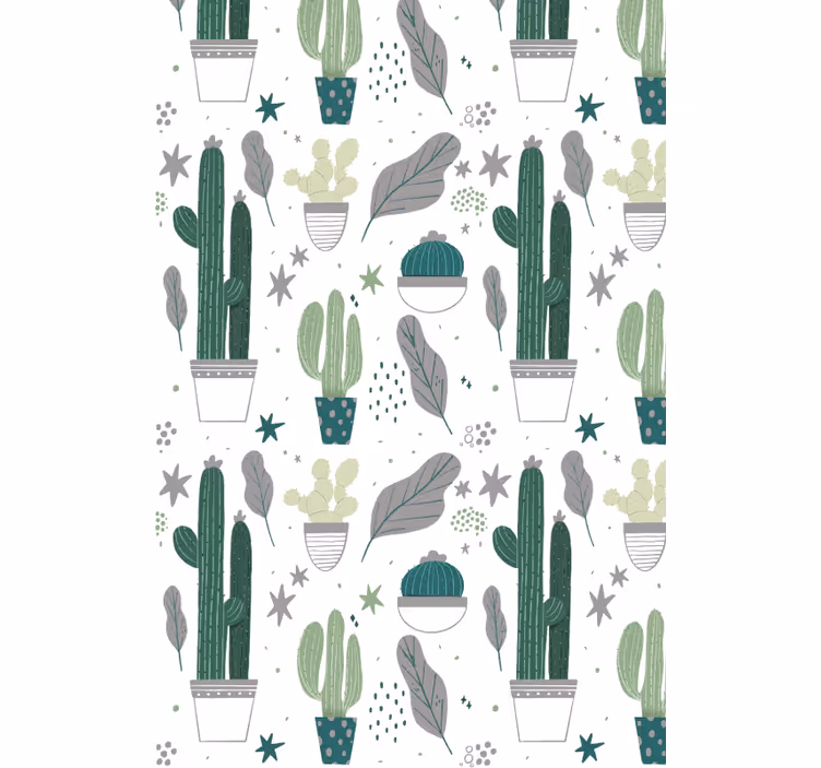 Store de fenêtre cactus vert - TenStickers